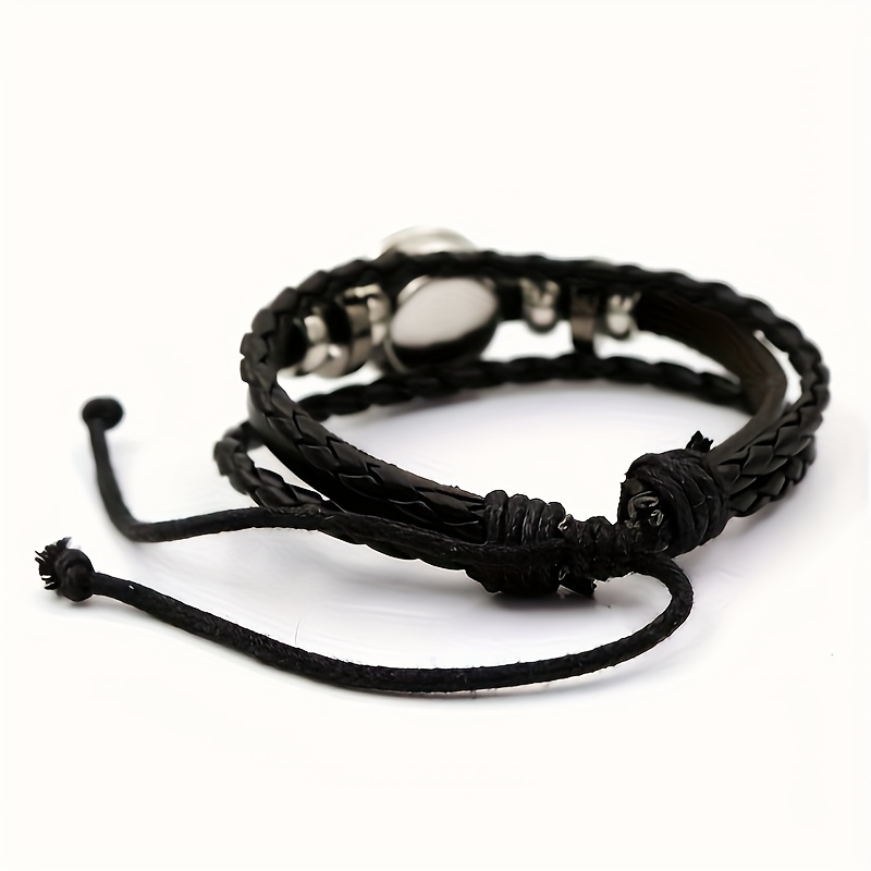 Women's Gemini Zodiac Sign Bracelet with Purple Design