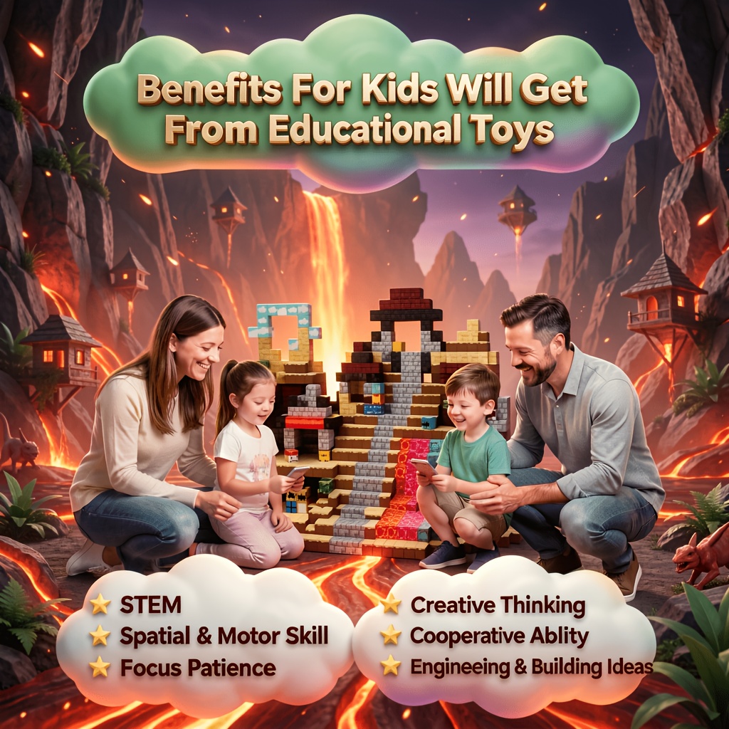 Preferred Magnetic Building Blocks for Early Childhood Education