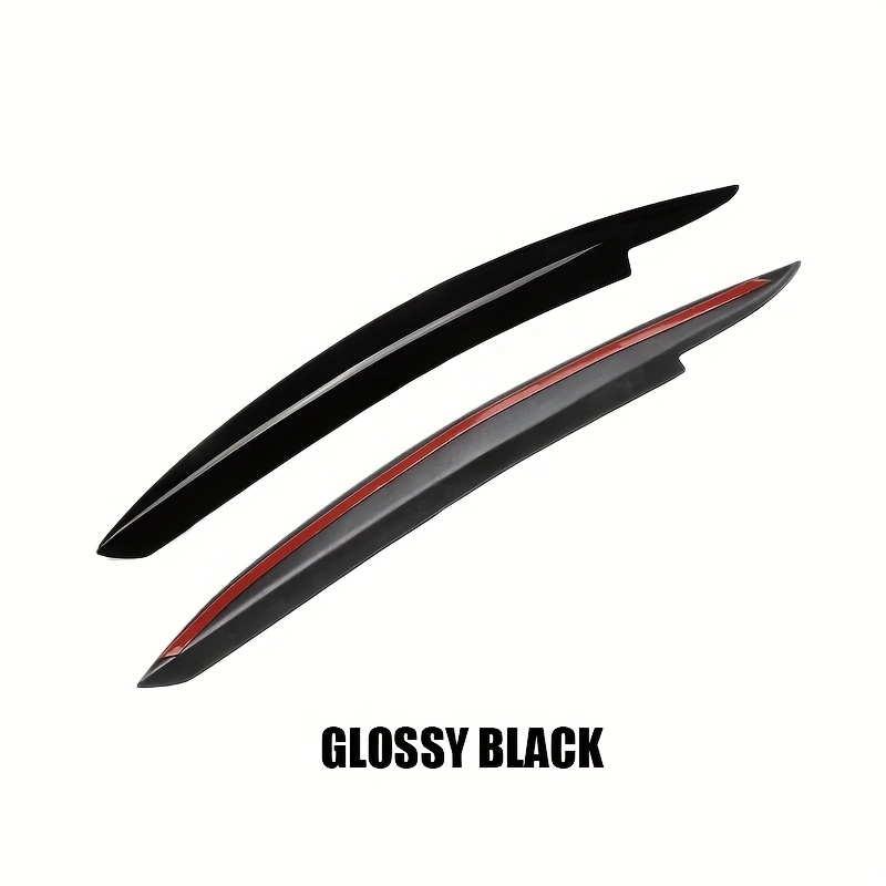 Image of Fit For Vw Golf 6 Mk6 Gtr 2008-2013 Accessories Black Headlight Eyebrow Eyelid Cover Decorative Trim