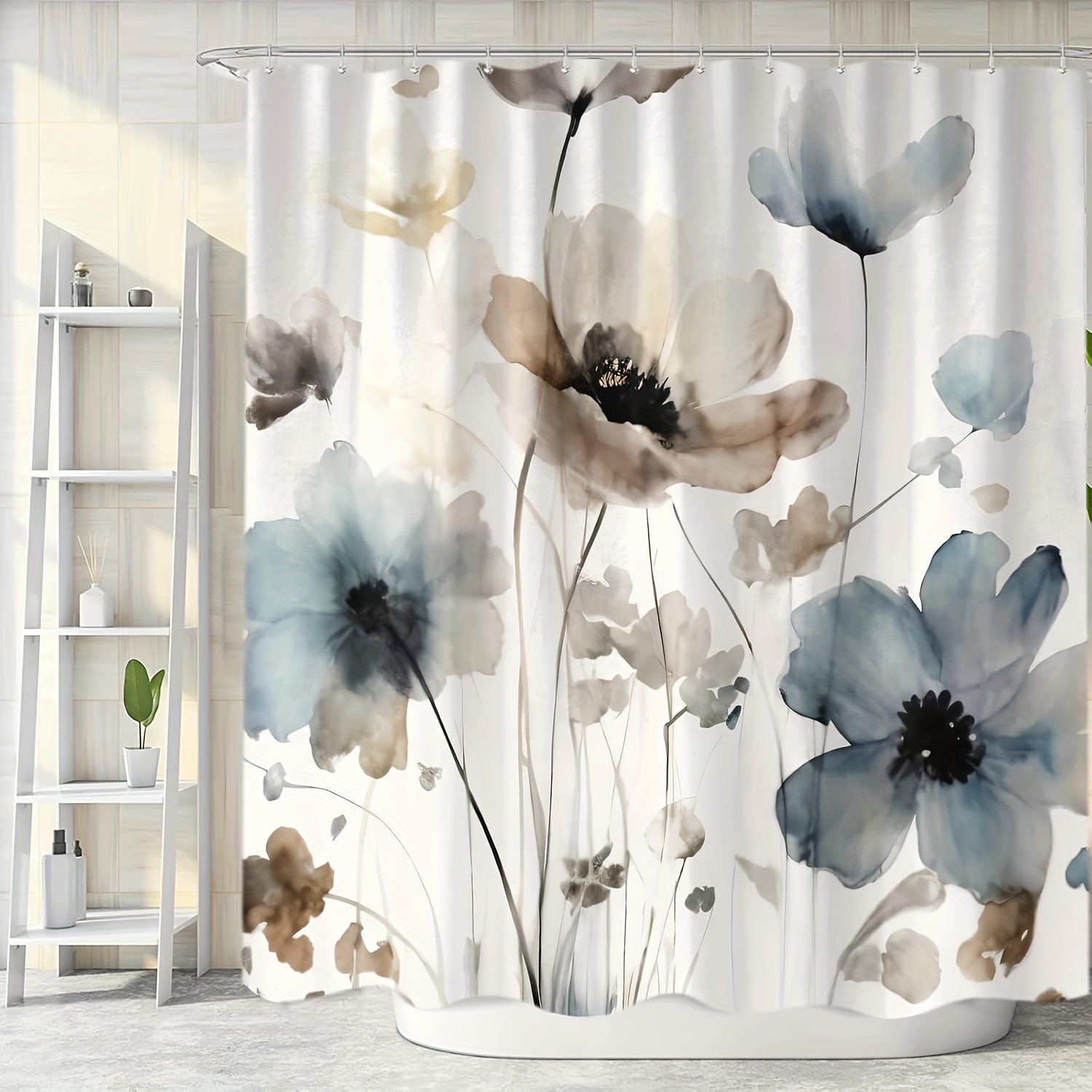 

Shower Curtain Set, 70.8x70.8 , Bath Decor , Polyester , Seasonal, , , No Lining, Bathroom Accessories