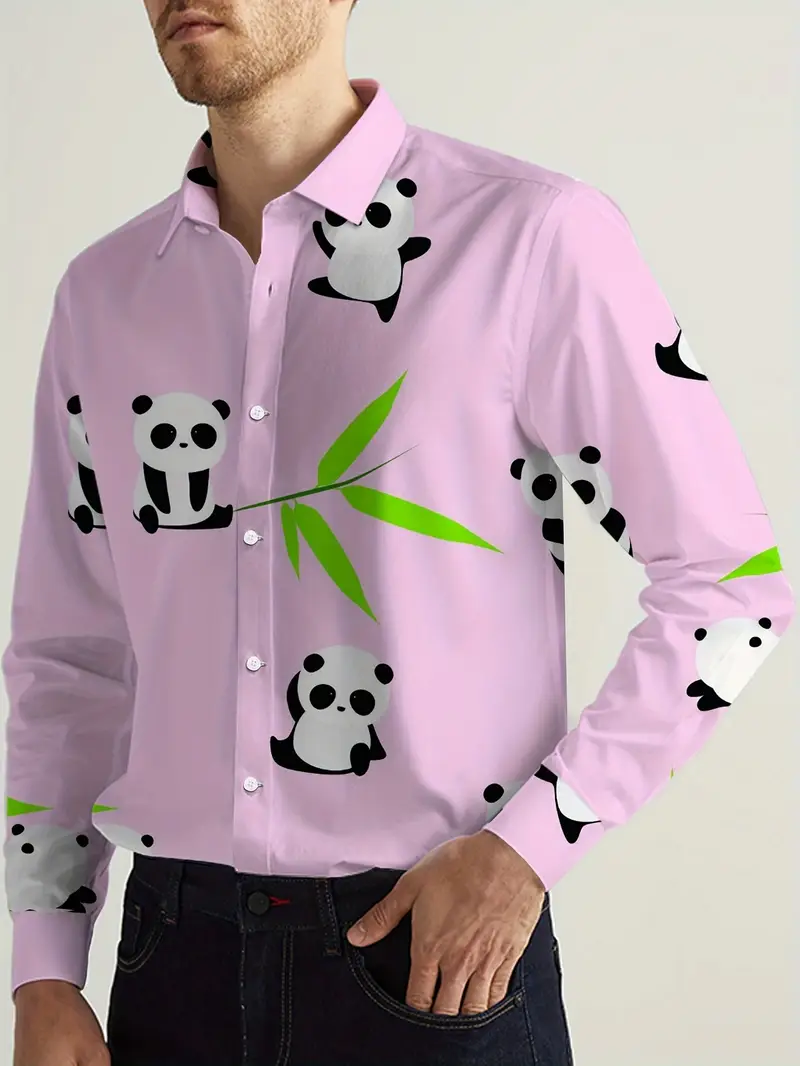 panda dress shirt Tito Vacci P3 Mens Dress Shirt Panda Collection