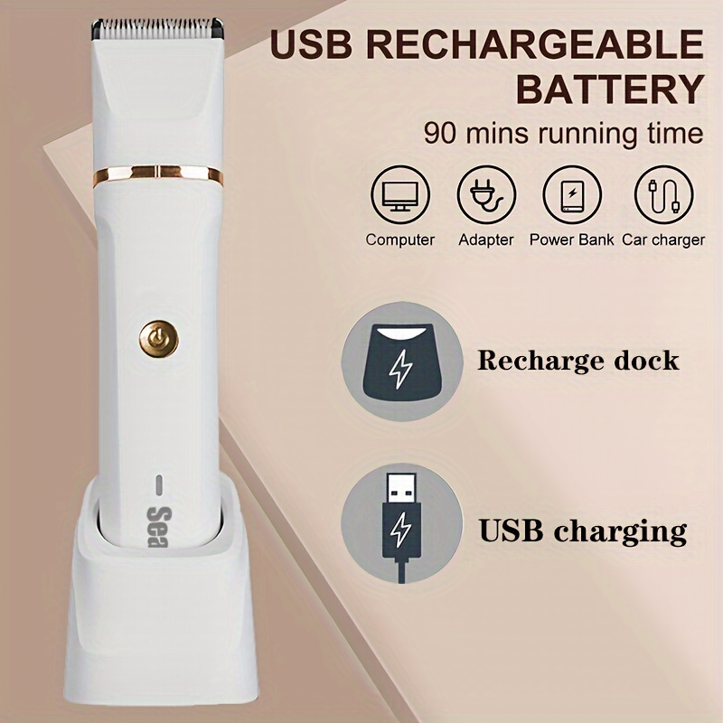 mens body hair trimmer mens groin trimmer nose hair trimmer multi functional body hair trimmer usb charging for full body hair removal on legs   and under  Product details 3
