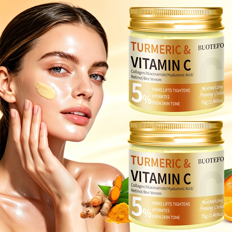 Turmeric and Vitamin C Facial Moisturizer for Deep Hydration