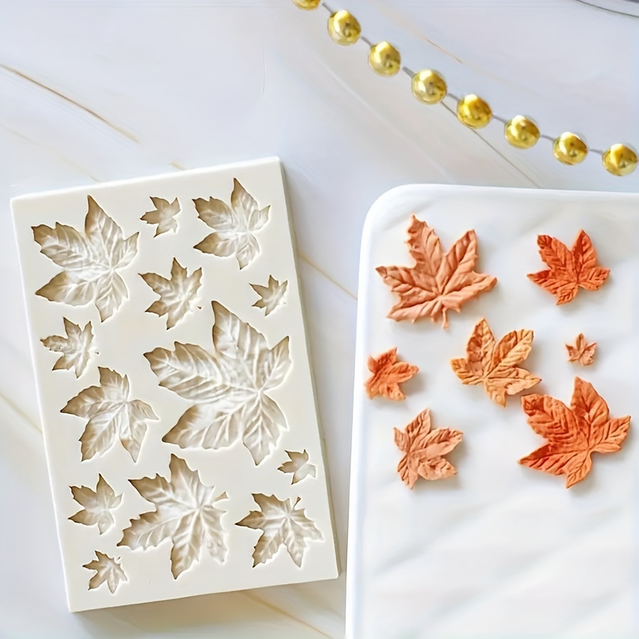 

1pc Autumn-inspired Maple Leaf Silicone Mold For, Resin Casting & Crafting - & Tool