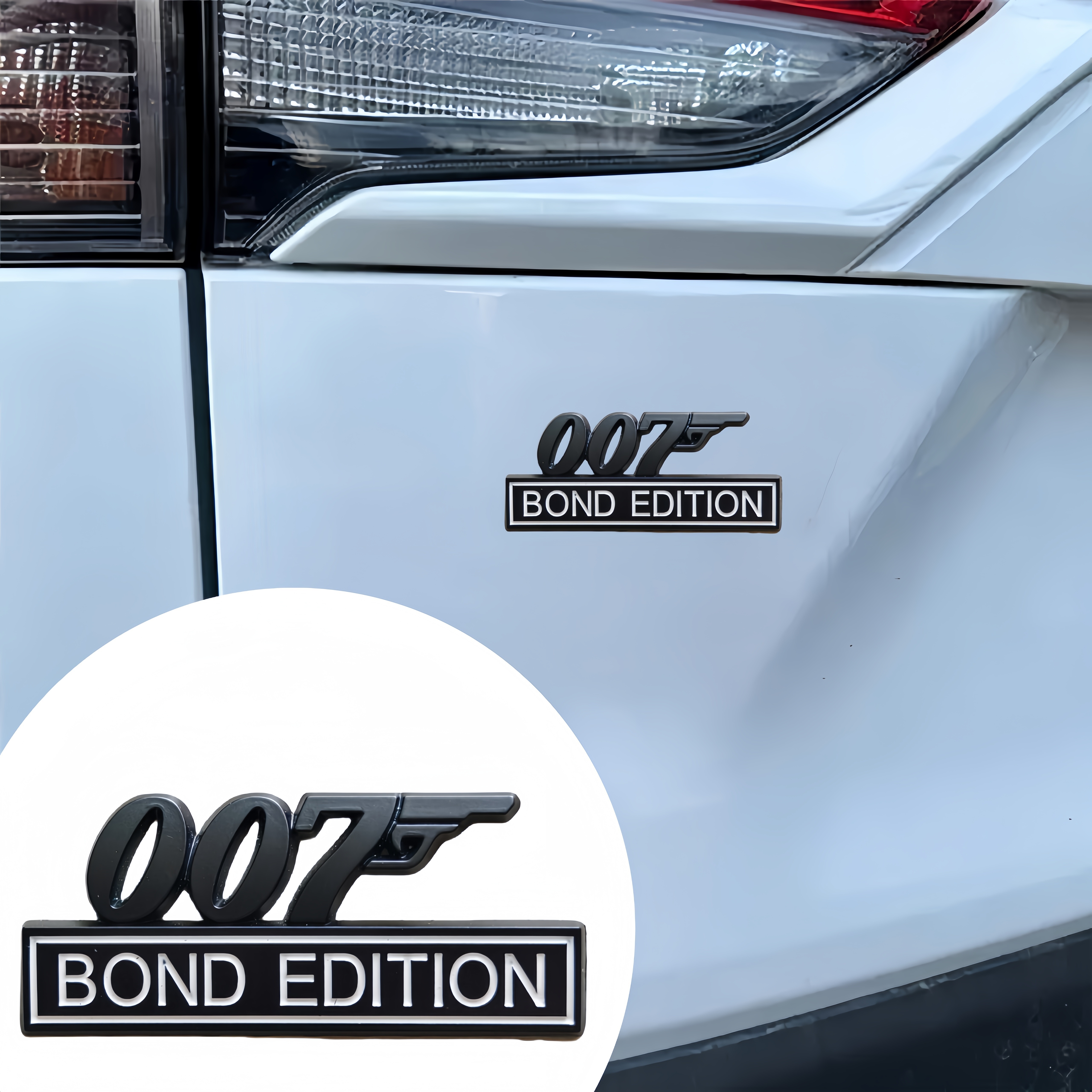 

[customer ] 007 Aluminum Car Sticker - Fit For Cars & Motorcycles, Adds Style