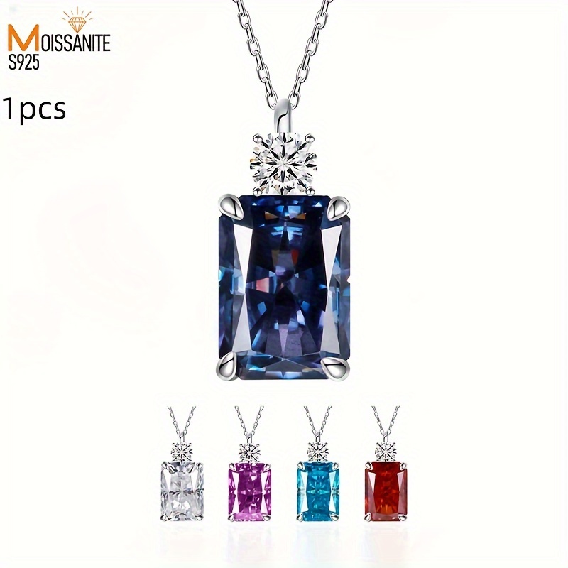 

925 Silver Design Moissanite Pendant Necklace Jewelry Men Women Fashion Necklace Daily Party Wear Gift For Him/her Anniversary Christmas Gift With Gift Box