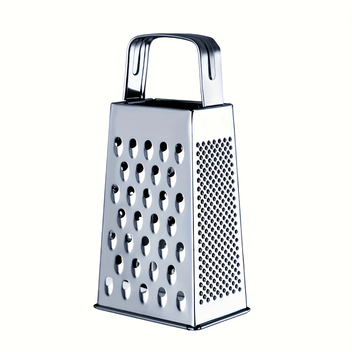 TEMU 1. Pc Grating Cucumber Slices, Kitchen Multifunctional Thickened Polishing With Four-sided Grating, Cutting And Cutting Stainless Steel Grater,
