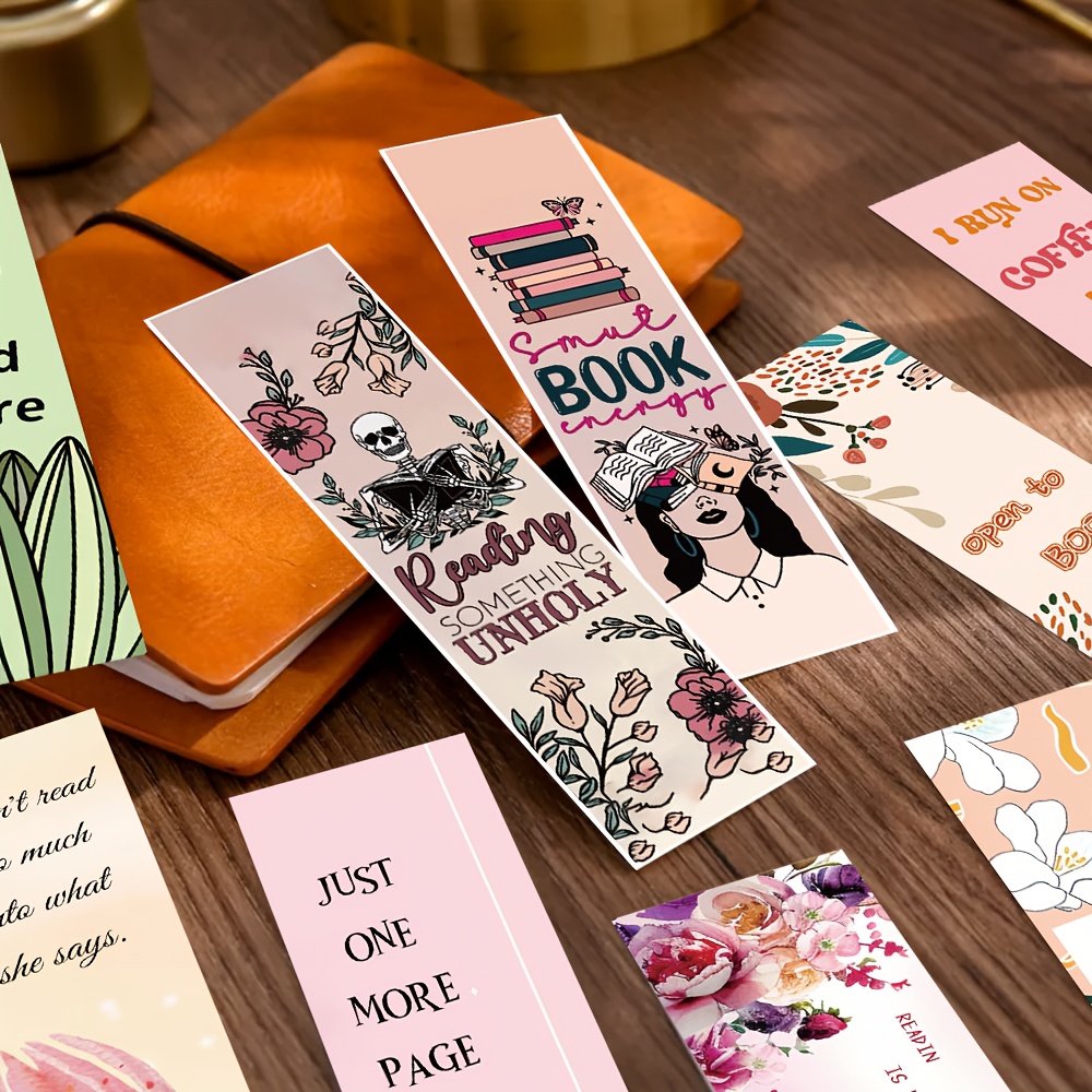 

30pcs Paper Bookmarks - Creative Gift Set For Readers, Students & Office Use By Gutbd