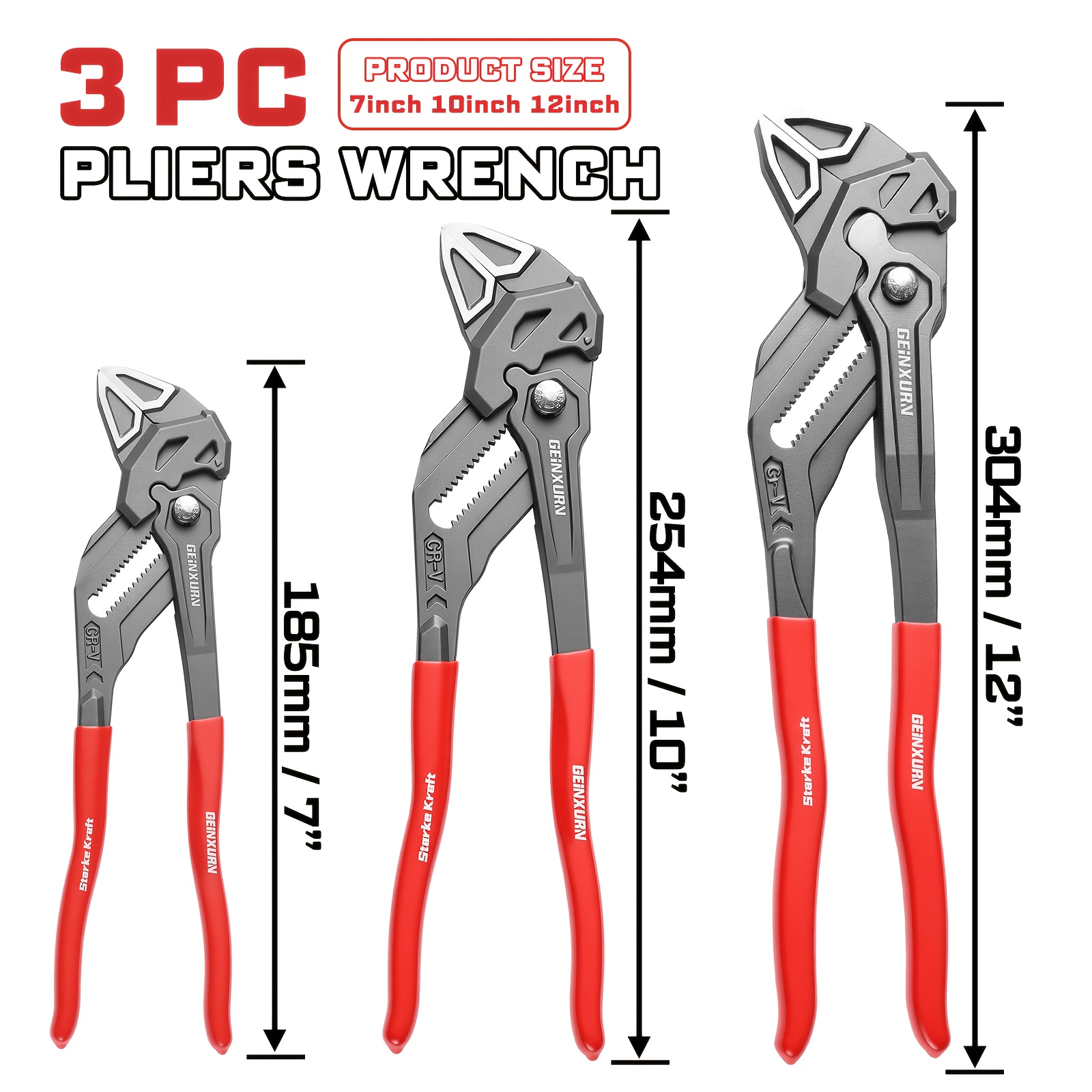 TEMU 1/2/3/4pcs Set Of Heavy Duty Pliers, Multi-functional Clamps, Universal Pressure Pliers, Fixing Universal Pliers, Heavy Duty Pliers, Hardware