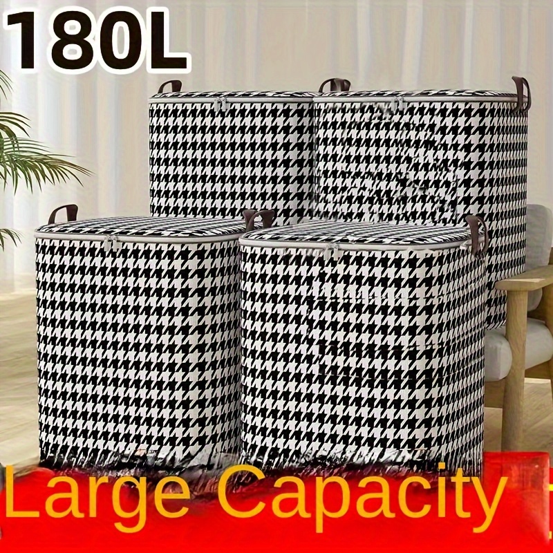 

1pc Large Storage Bag, Home Use, Suitable For Living Room, Bedroom Storage, Moving And Travel Storage Tools