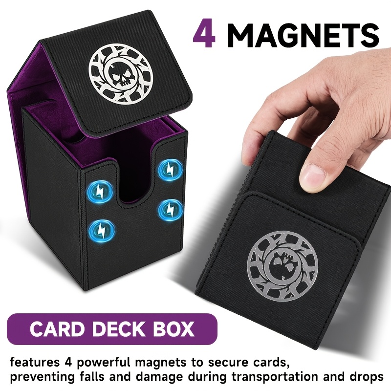 card deck box tcg display window 100 double sleeved cards - Temu Mauritius