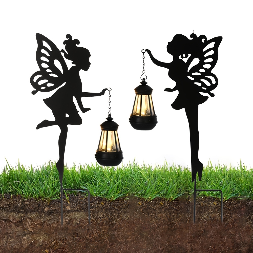 TEMU 2 Solar Iron Fairy Lights, Garden Lawn Landscape Lights, Lights, Decorative Outdoor Garden Lights