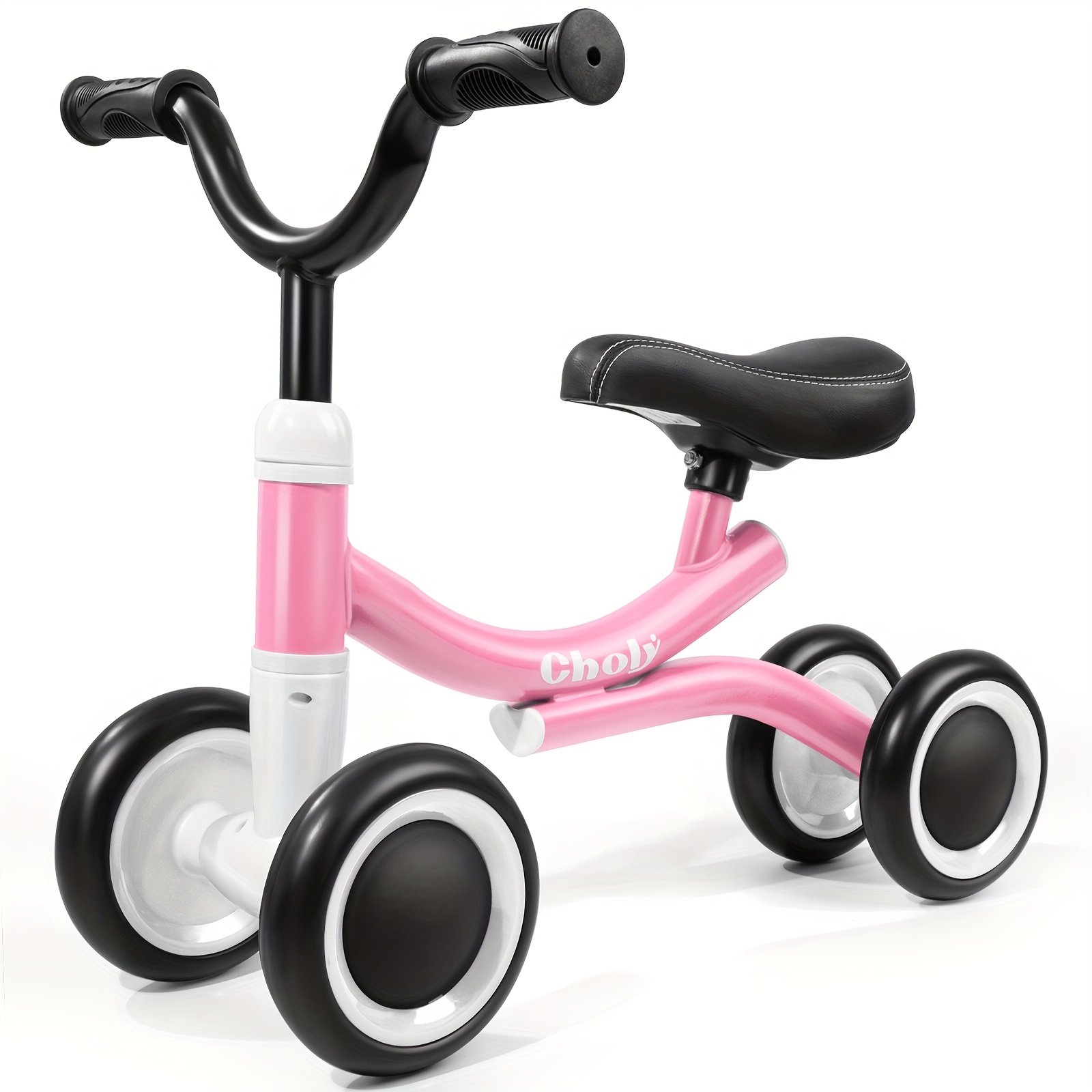 Image of Balance Bike - Sturdy Alloy Frame & Large Rear Wheel, Low-weight Training Bike With Non-slip Cushioned-like Tire-like Wheel () - Heavy-duty Indoor/outdoor -on Bike