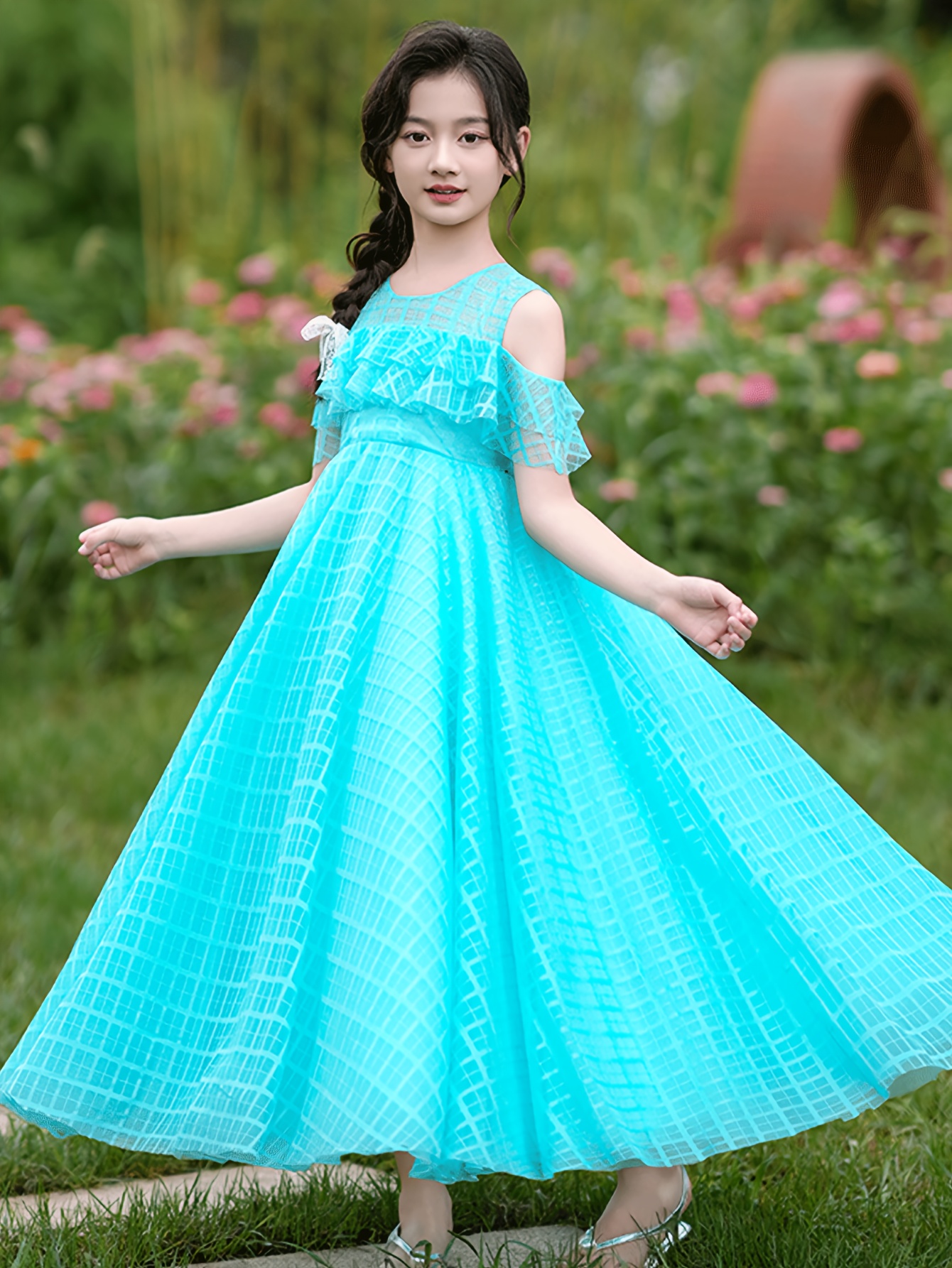Korean Formal Dress For Girls Korean Women A-line Pleated Ruched Business  Elegant Cocktail