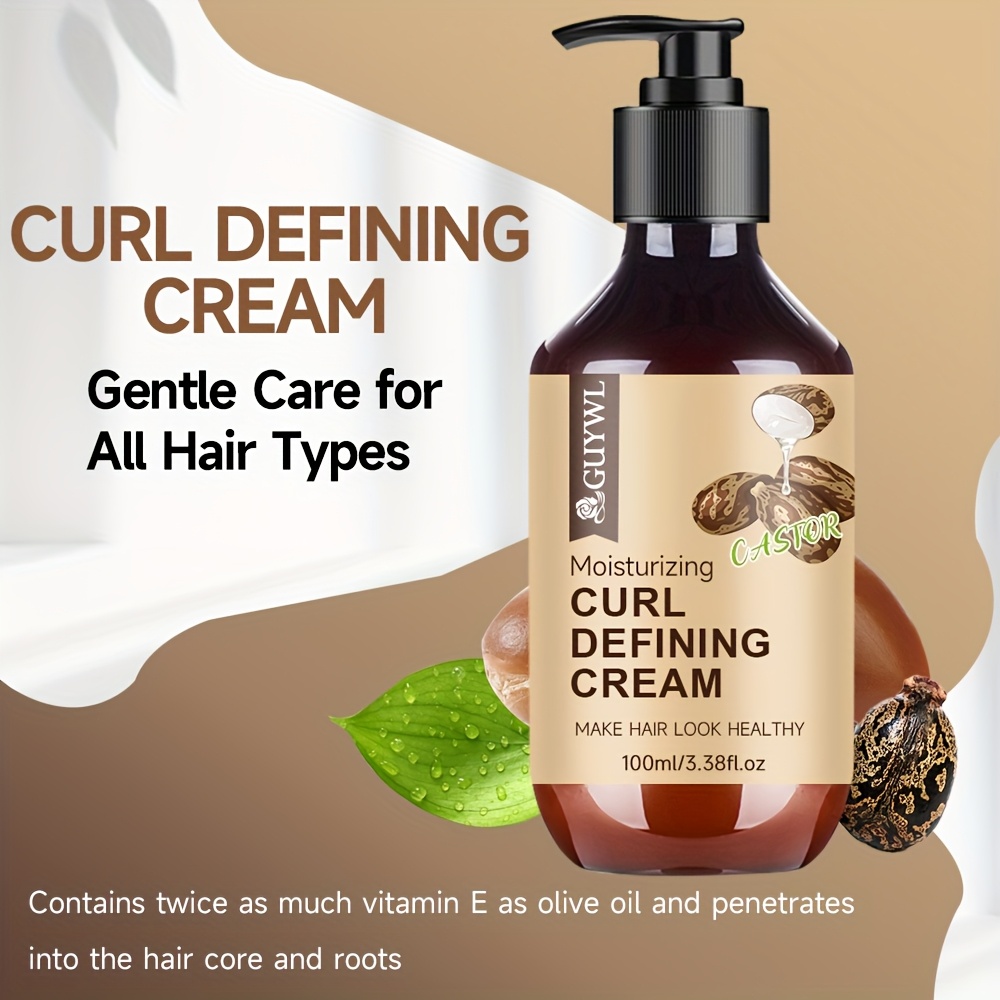 La crème coiffante pour cheveux bouclés pour hommes GUYWL de 100 ml est enrichie en squalane végétal, en huile d'argan marocaine, en huile de ricin et en huile de macadamia. Elle est spécialement conçue pour hydrater et coiffer les cheveux bouclés, offrant une tenue longue durée et un contrôle des frisottis.