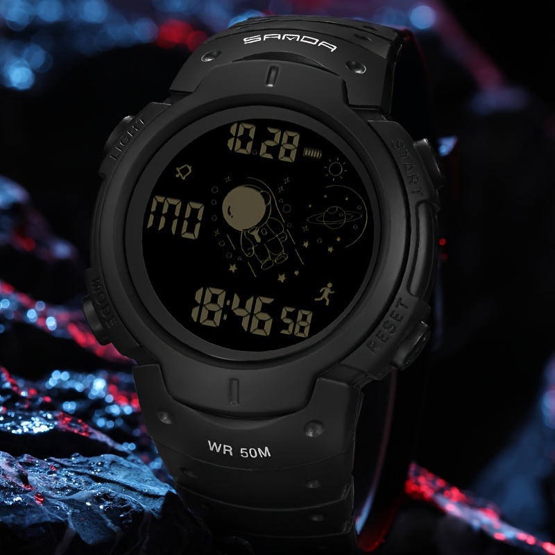 Cronografo Cronometro Digitale Da Polso Orologio Da Polso Digitale