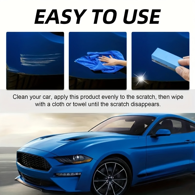 AGRP Universal Car Scratch Repair Wax Kit-Exterior Decoration Repair Polish Wax for Minor Scratches and Swirls Restoration on Vehicle Paint.