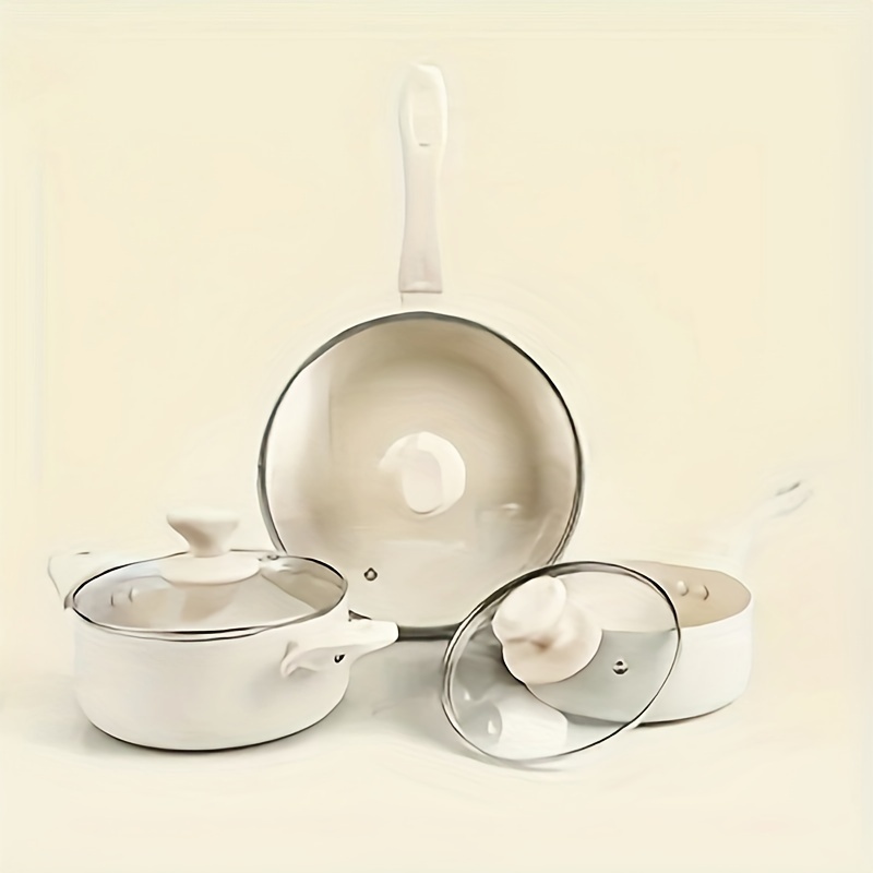 

And Pans Set Nonstick, 6 Cookware , Non-toxic Cookware For Day , Induction Compatible & Dishwasher Safe, 100% &pfos Free