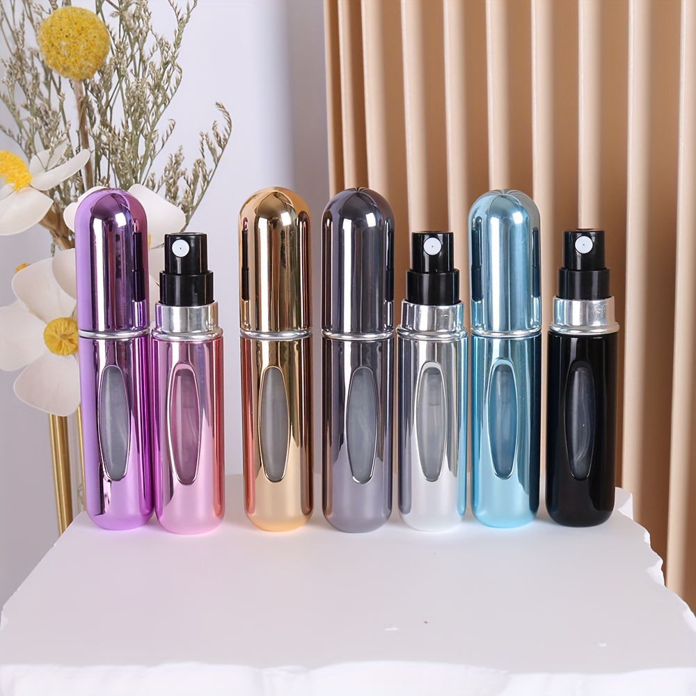 9pcs Vibrant Metal Mini Perfume Bottles, 5ml Refillable Travel-Sized Sample  Bottles with Portable Reusable for Fragrance Sampling Everyday Use