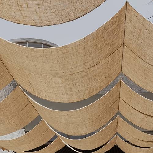 outdoor sunshade canopy tent fabric indoor outdoor decorative canopy jute fabric pergola shade cloth festival decoration diy material