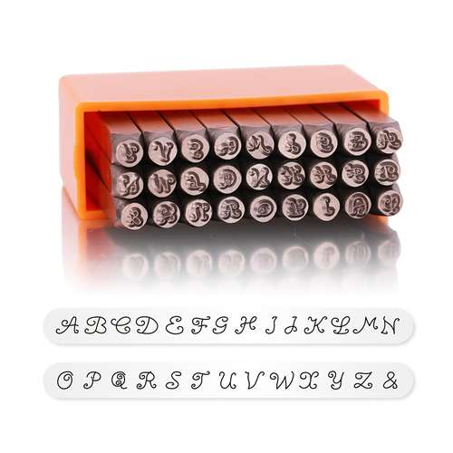 Number Stamp Set, 3/16"(5mm) Spring Steels Stamping Kit, 0-9 9 PCS