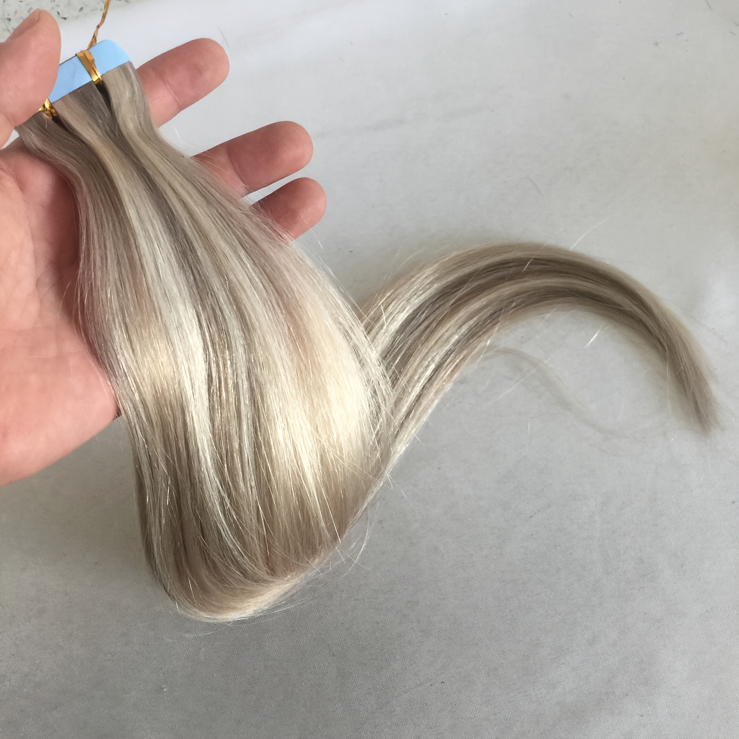 TEMU Extensions de cheveux à , cheveux humains, couleur mélangée, 10 pièces, 12", pour femmes, usage en salon, du volume et de la longueur