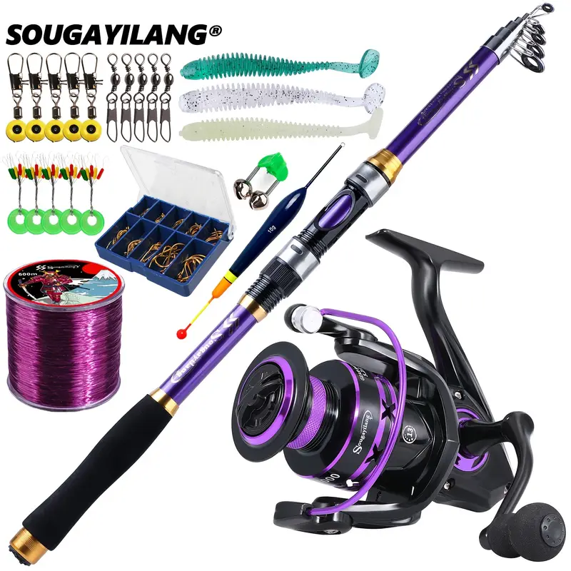 +sports +& +outdoors +fishing +rod +& +reel +combos Goture Fishing Rod and Reel Combos-2PCS Telescopic Fishing Pole+2PCS Spinning Reels with Carrier Bag,1.8M-2.7M Telescopic Rod Reel Kit for Starter Travel Saltwater Freshwater,Gifts for Men : Sports & Outdoors Beaver Dams Tip Leisure Sports Fishing Polyethylene Fishing