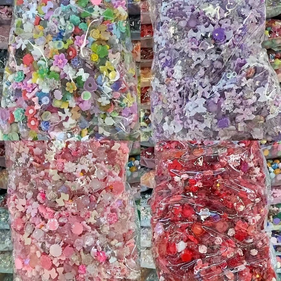 300pcs suitable for mini resin flatback cabochon charms 6 10mm small   nail jewelry diy crafts manicure pedicure accessories 300pcs