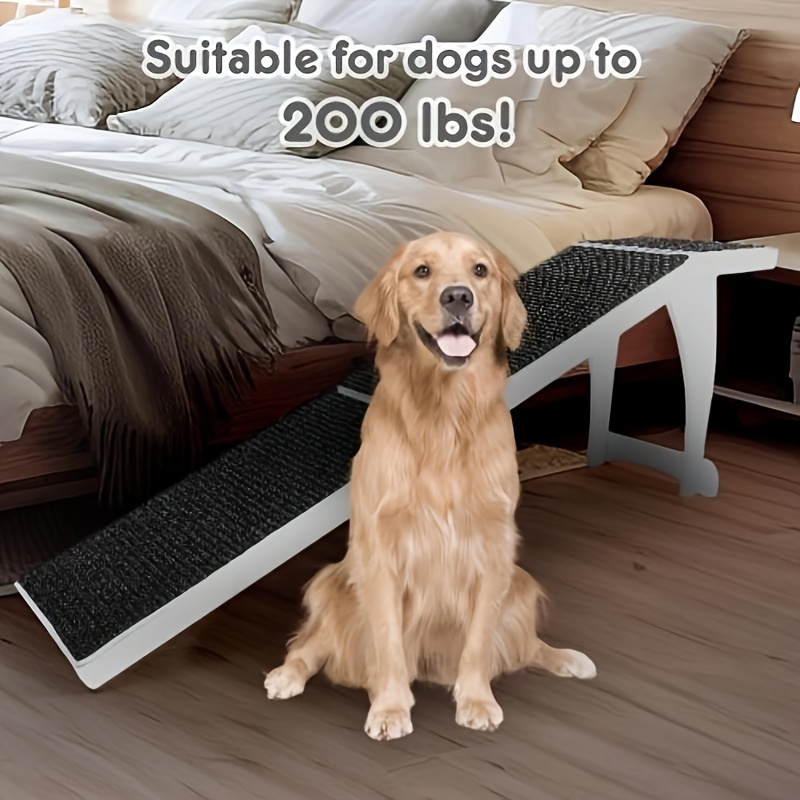 

Dog Ramp For High Bed, Pet Bed Ramp, Dog Stairs, Cat Ramp, Dog Steps For Elevated Surface Up To 28", Suitable For Small To Extra Large Dogs (71 Inches)