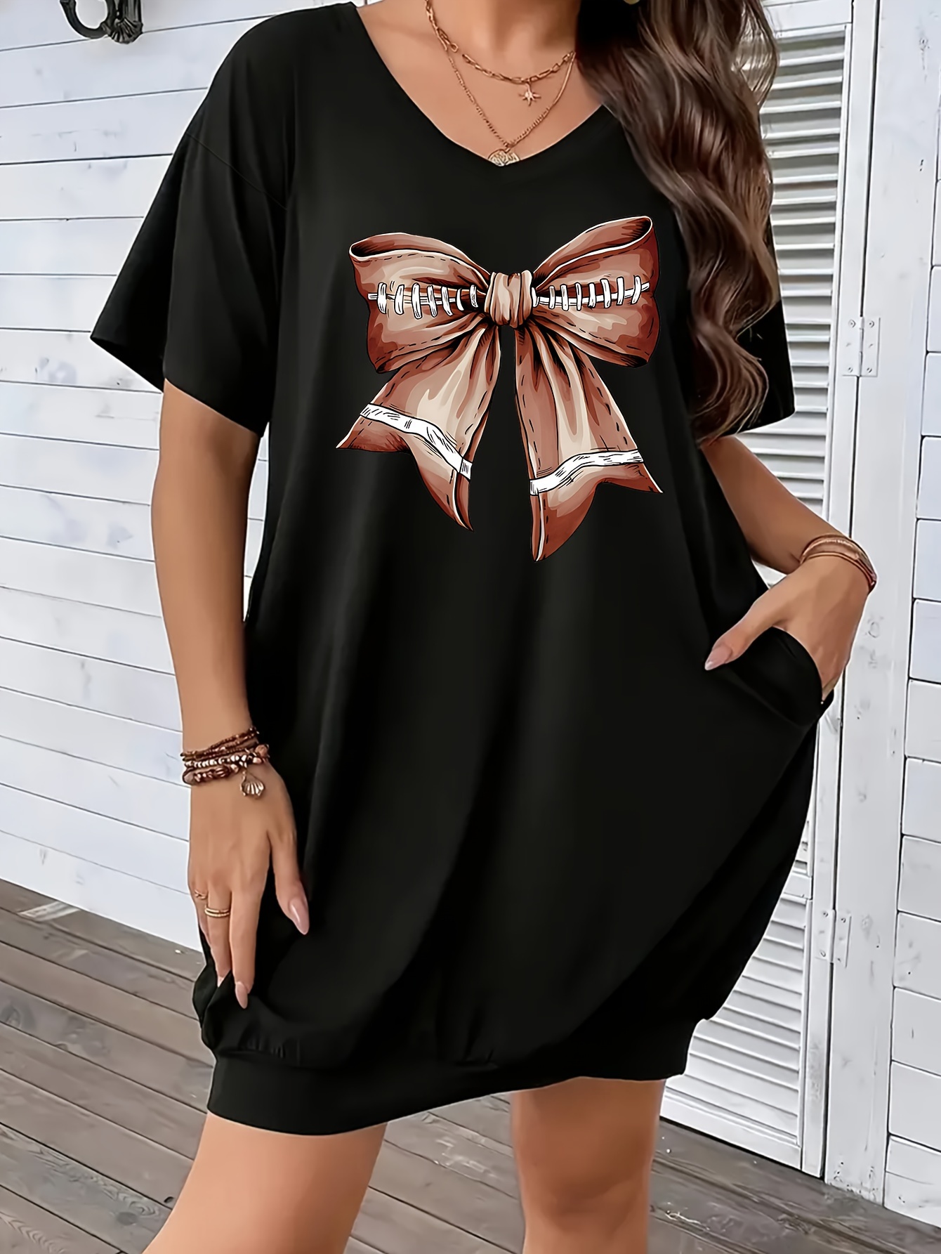 Plus Size Tunic Dress - Temu United States