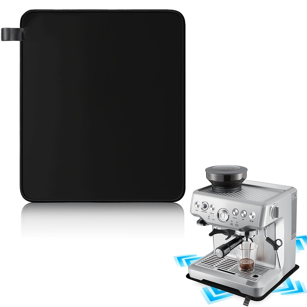 TEMU Dual-sided Sliding Mat Compatible With 870xl, Anti-slip Coffee Machine Pad With Hanging Strap, Easy-clean Accessory Tray, Protects Countertop