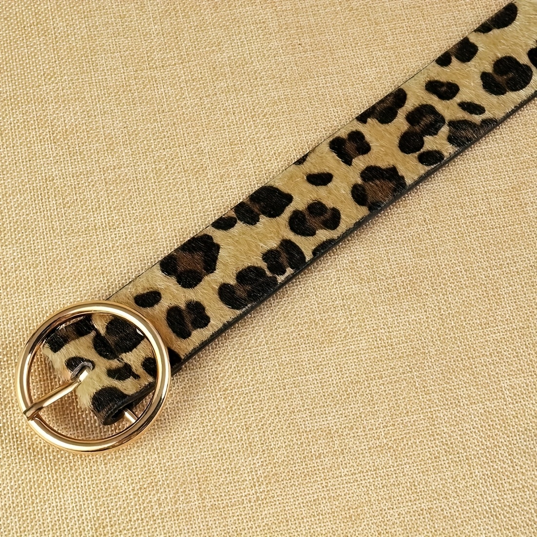 Image of Women's Leopard Print Belt, Fashionable And Trendy Classic Popular Apparel, Bohemian Style, Essential For Dating, Suitable For Daily Use