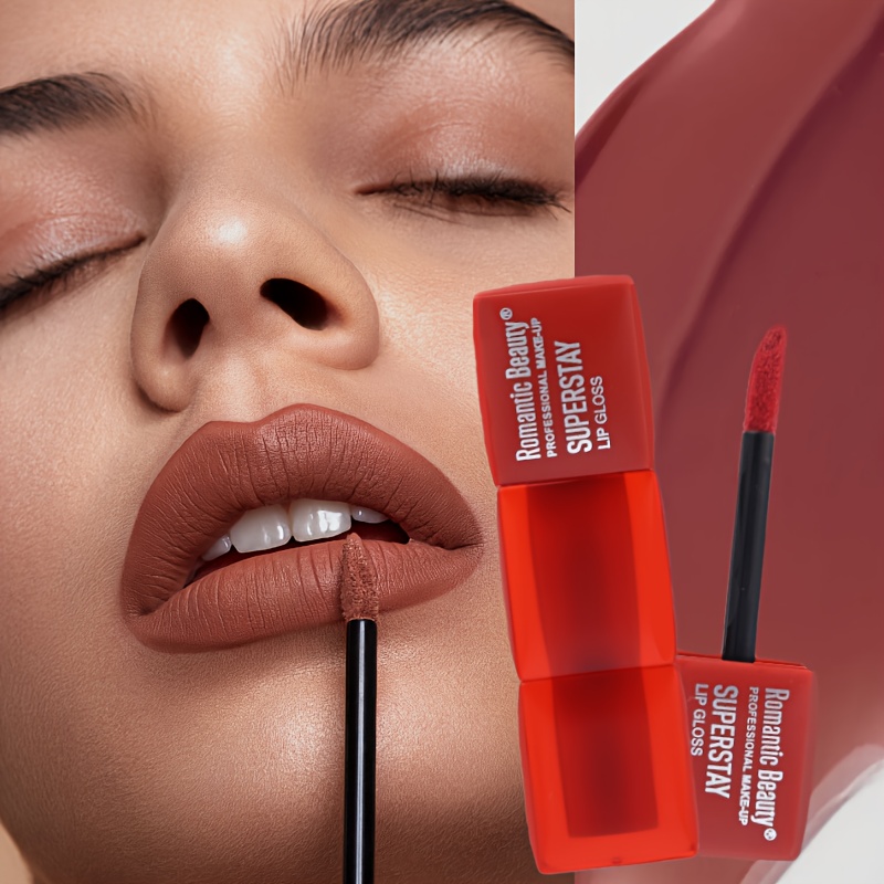 12 Farben Matt-Lippenstift Set - Wasserfester Lipgloss, Nicht Klebend, Als Geschenk