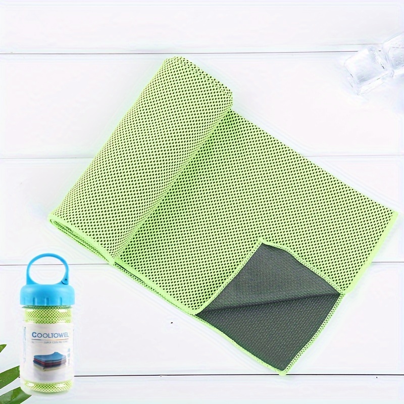 TEMU Bottled Cold Sports Towel Cooling Ice Towel Cooling Towel Gift Ice Towel Sweat Absorbing