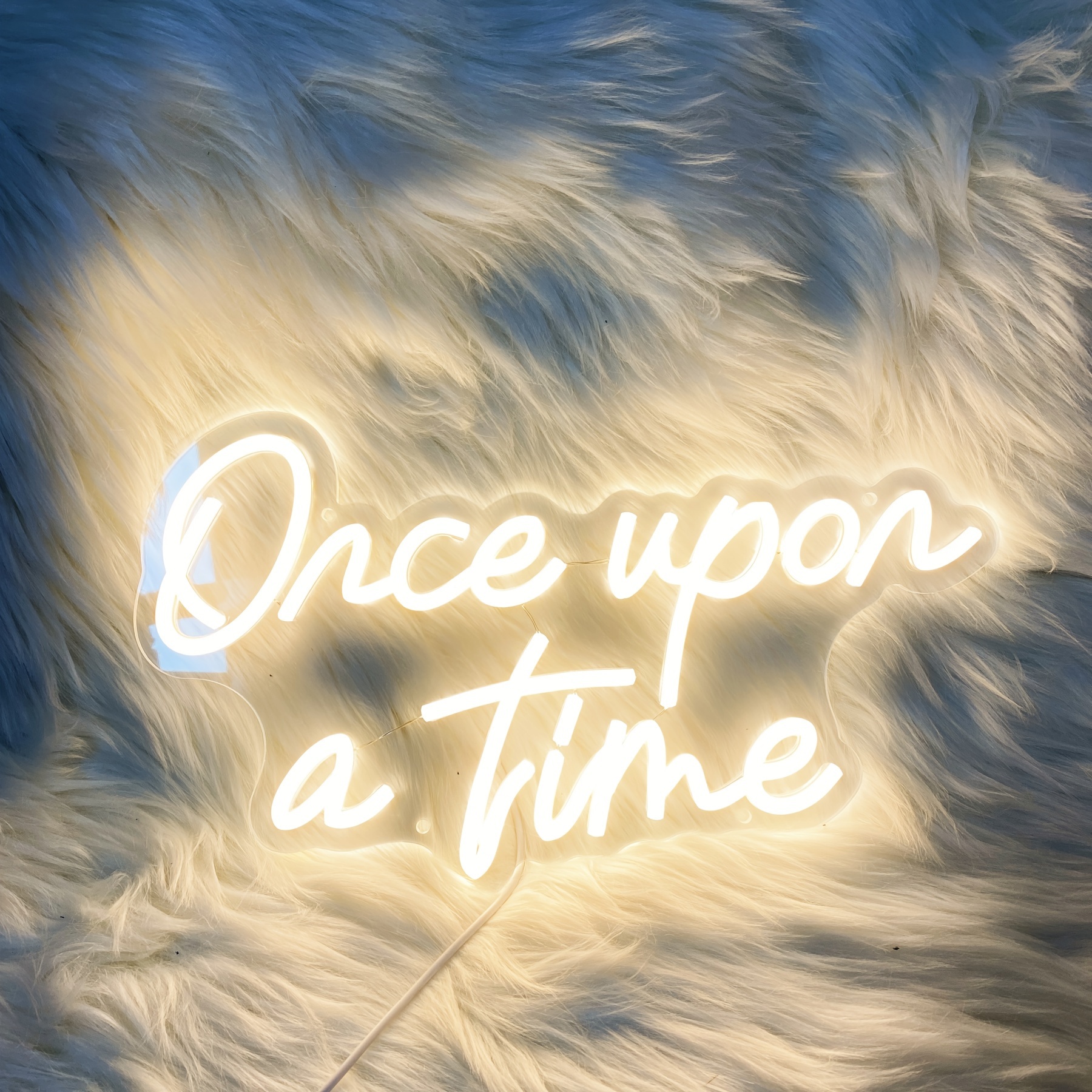 A Neon Light Sign That ' A Time', Perfect For Decorating Your Home, Bedroom, Or Bookshelf. Dimmable And Makes A Great Gift For Weddings, Birthdays, Or Christmas