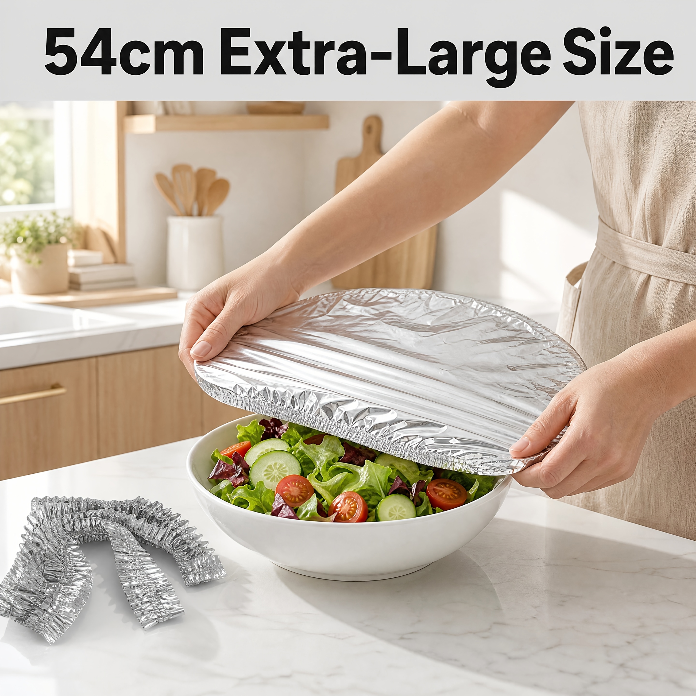 WRAPOK Extra Large Aluminum Foil Insulating Cover for Cooking