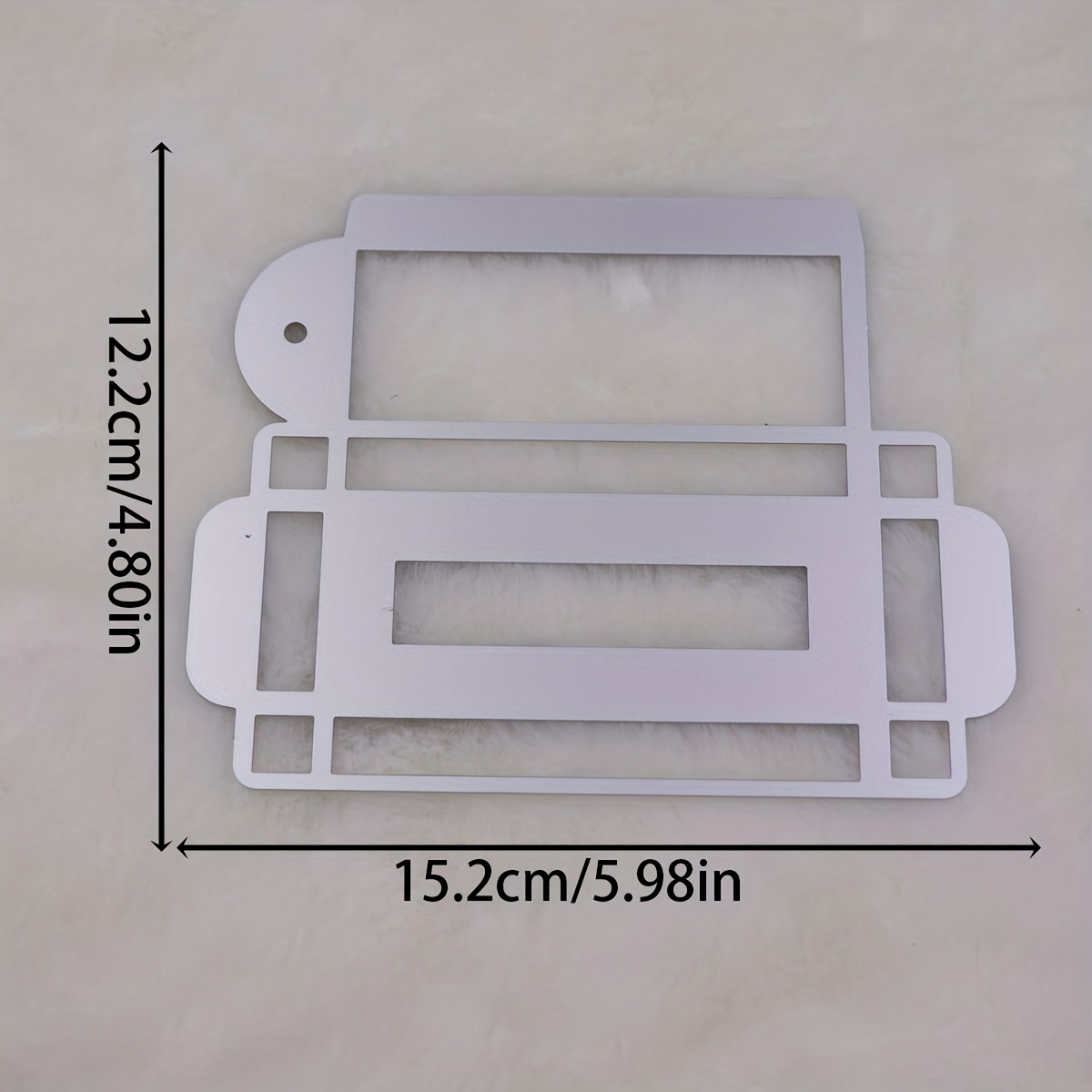E-shop [Stanzformen] Mini Hohle Rechteckige Box Metall Stanzform, Geeignet für Geburtstagsdekoration, Geschenkherstellung