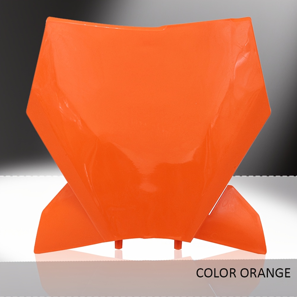 TEMU Motorcycle Front Number Plate Plastic Cover For Sx Sxf Xc Xcf Xcw Xcfw Exc Excf 125-500cc 2023-2024 Universal