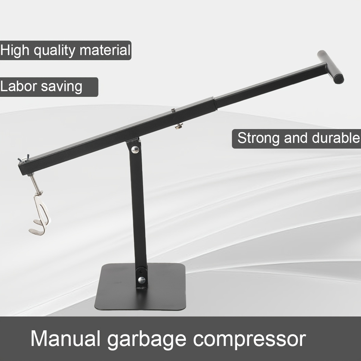 Garbage Compactor, Manual Garbage Compactor With Adjustable Handle, Garbage Compactor For Home Use, Compactor, Garbage Compactor For All 60-100 Liter Garbage Cans