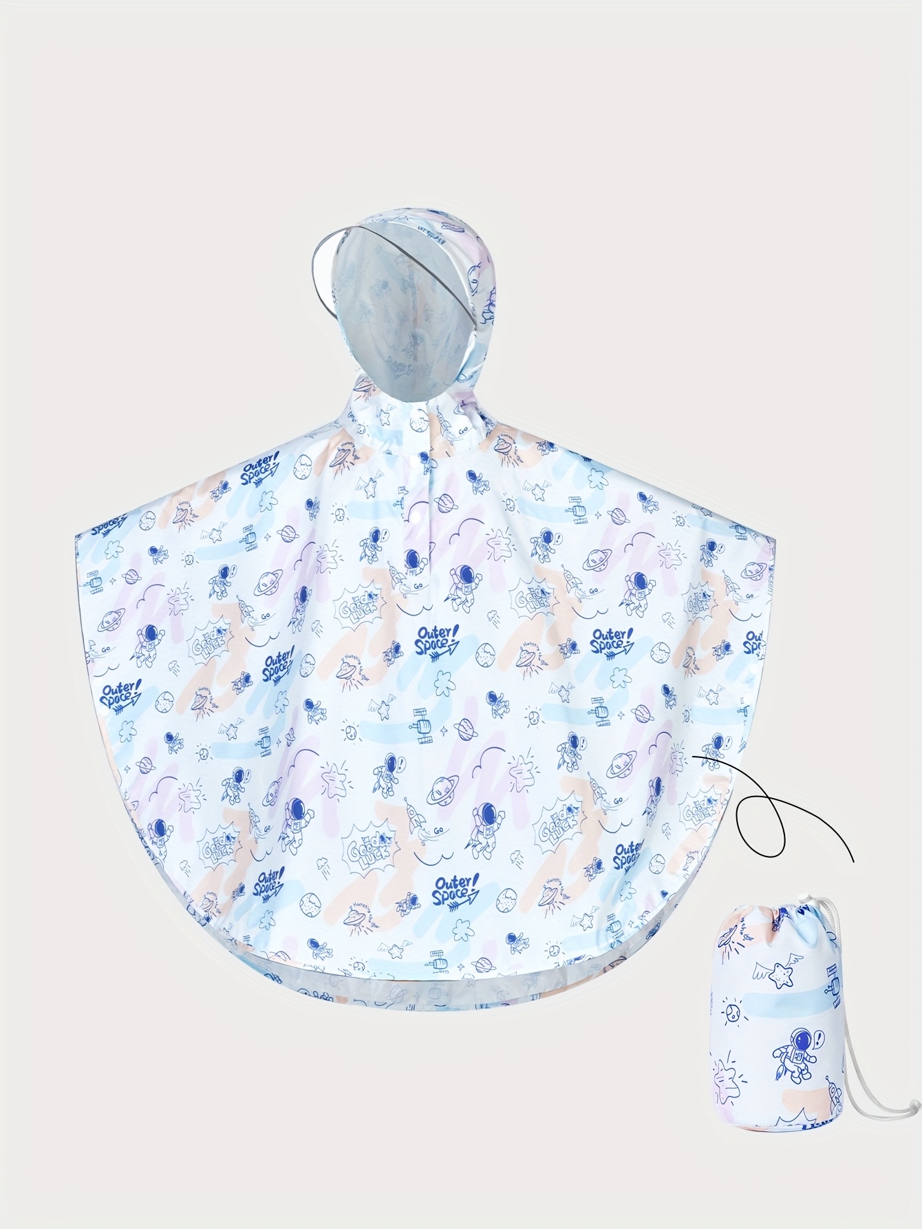 hooded rain poncho lightweight outdoor cape boys Temu Australia