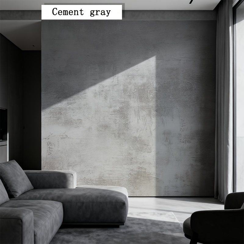 Self-adhesive Cement Crack Wallpaper Suitable For Modern Industrial Style - Textured Vinyl /wall Covering With Realistic Concrete Crack Design, Installation For Living Room, Office, Gym