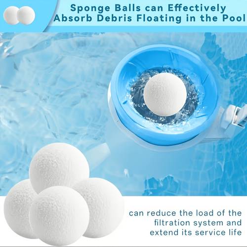 5pcs pool cleaning balls fiber balls for spa tubs and hot tubs reusable oil balls washable hot tubs and spa oil balls spa filter balls for descaling