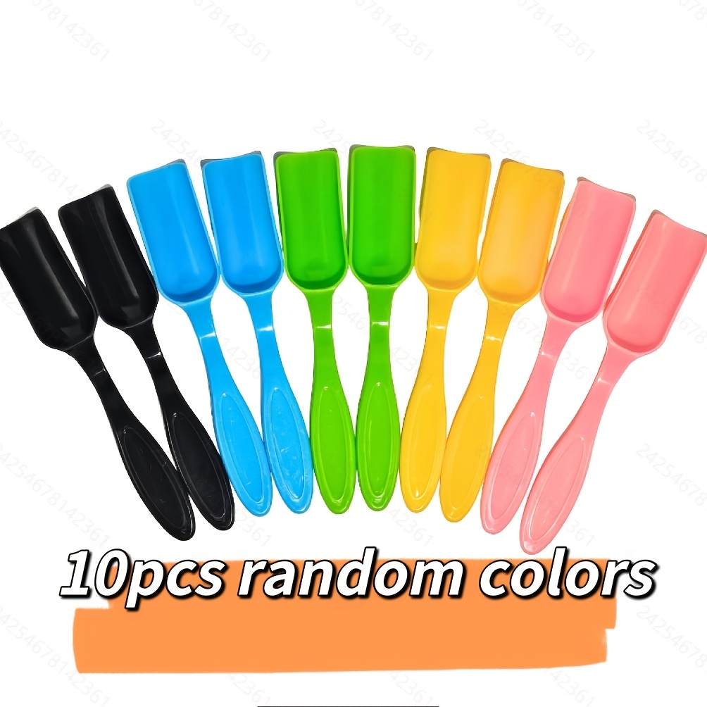 TEMU 10pcs, Random Colors, Mini Shovel Pack, Made Of Plastic Material, Designed For Planting, Digging And Transplanting Succulents, Potted Plants And