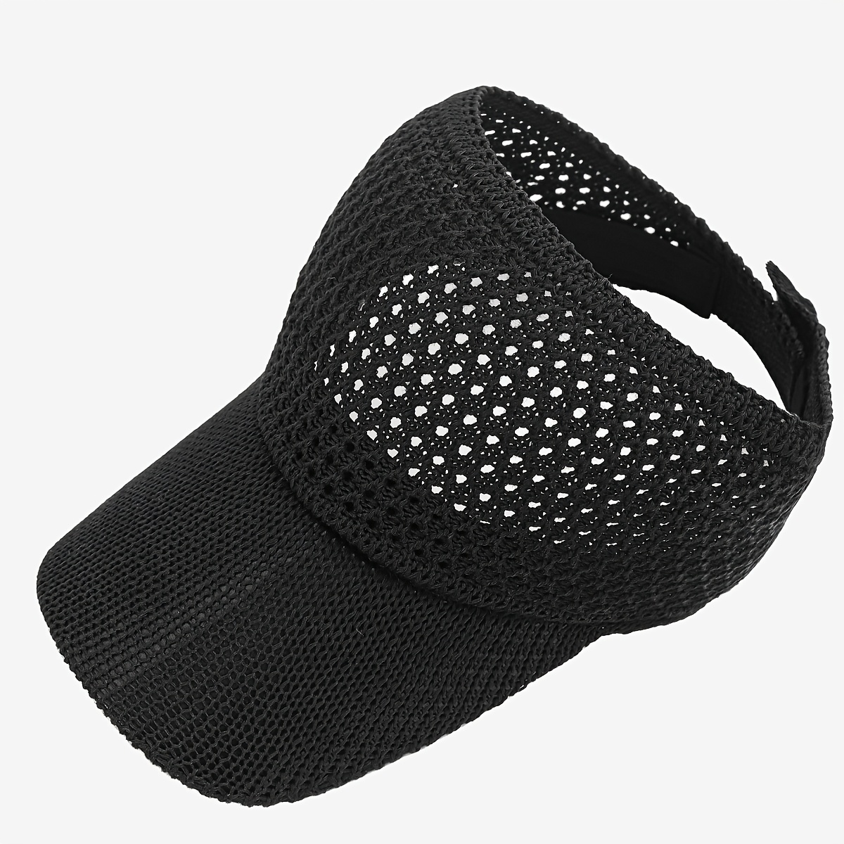 1pc Unisex Hollow Sun Visor Cap, Mesh Breathable Lightweight Versatile Baseball Cap, Suitable For Spring And Summer Daily , Outdoor Trips And Sports Fitness, Ideal Gift