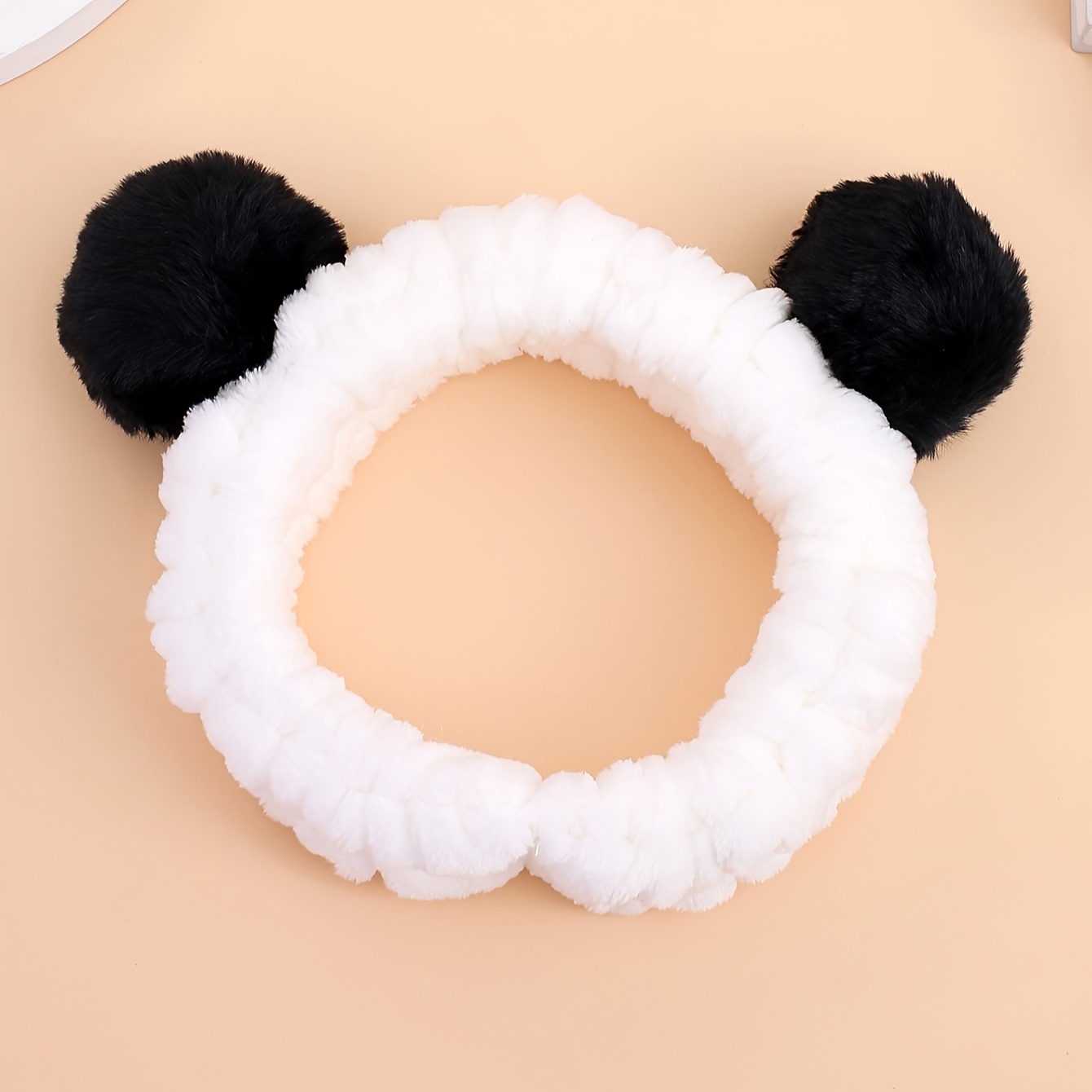 

1pc Soft Panda Ears Headband Cute Facial Makeup Hair Band Beauty Spa Shower Yoga Headwrap Costume Hair Accessories