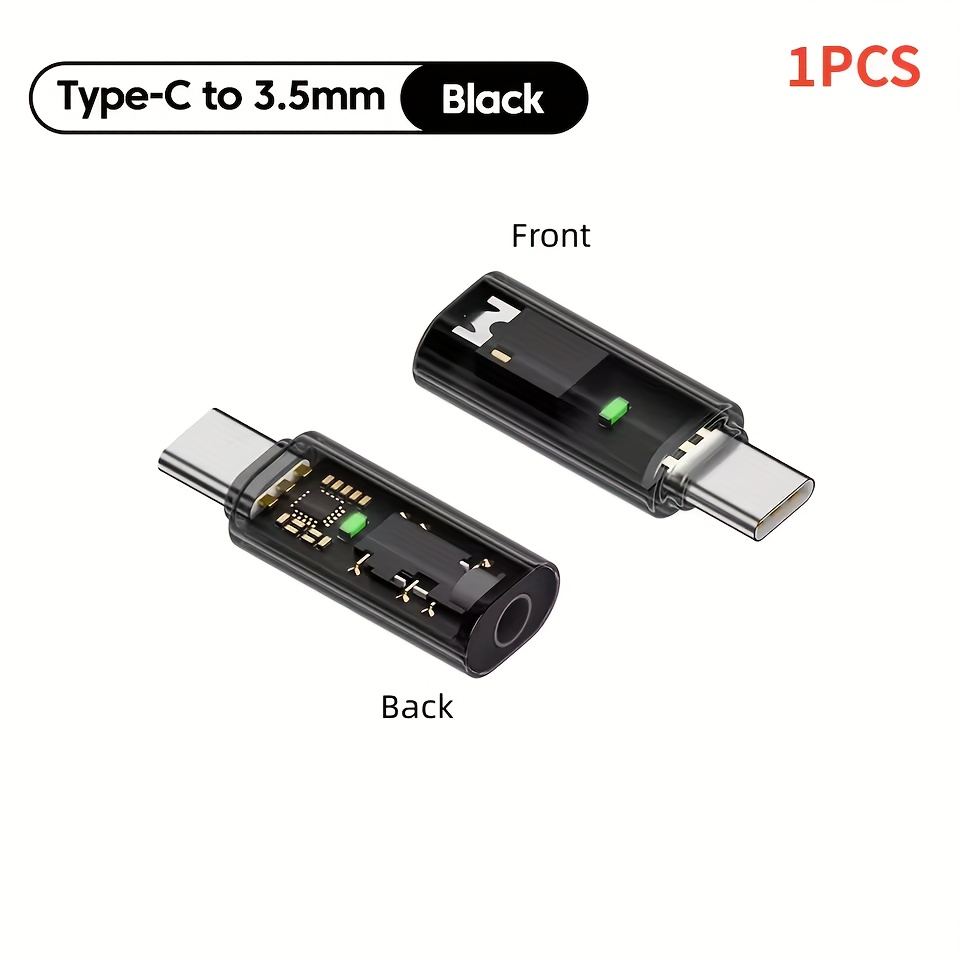 Clear Aux Audio Extension Short Usb C To 3.5mm Female Jack Audio Cable Headphone External Digital Dac Sound Card Speaker Music Adapter Type C For Xiaomi Huawei Pc Laptop Aux
