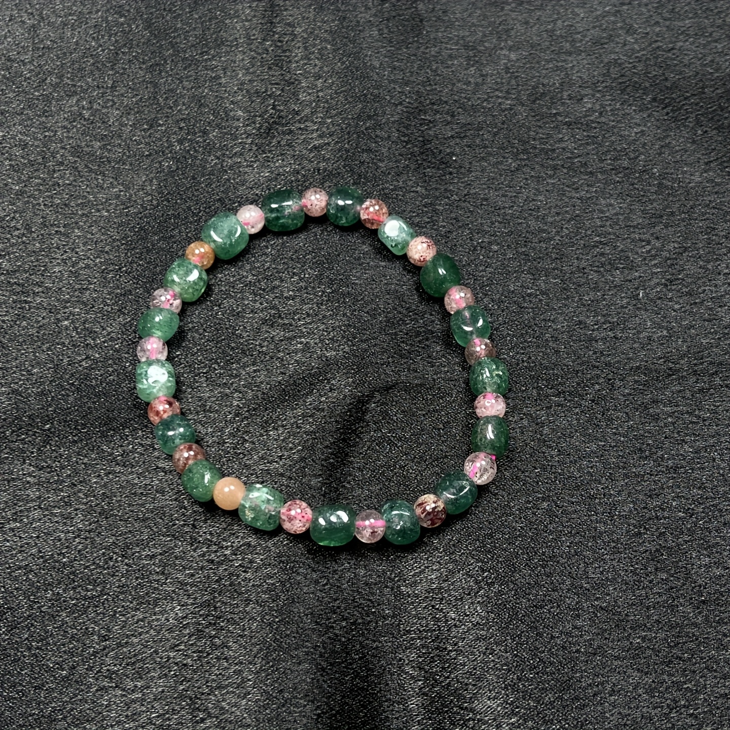 Multicolor Beaded Crystal Bracelet for Men & Women, Elegant Gift