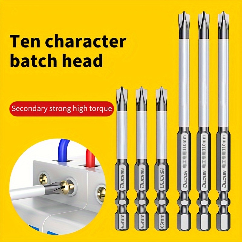 

10-in-1 Oudisi Precision Screwdriver Set, Steel Electrician's Multi-bit Tool With Magnetic Anti-slip Socket, Hexagonal Head, High Torque For Air Switch Panel