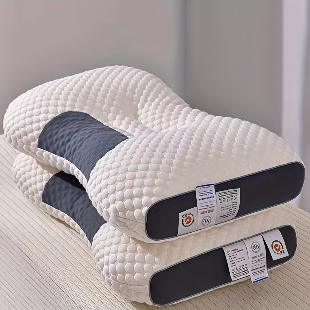 TEMU Oreiller de cou multifonctionnel et fin avec noyau ergonomique de haute qualité, mince et légère pour canapé, lit, salon, chambre à coucher,