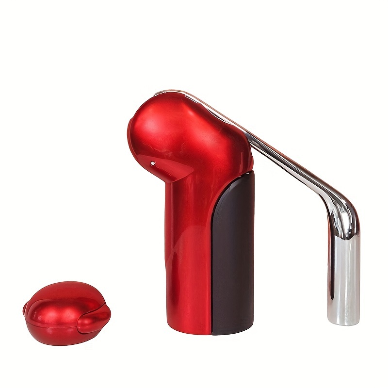 red abs wine bottle opener with paper cutter manual lever type festive kitchen tool for christmas thanksgiving valentines easter halloween details 4